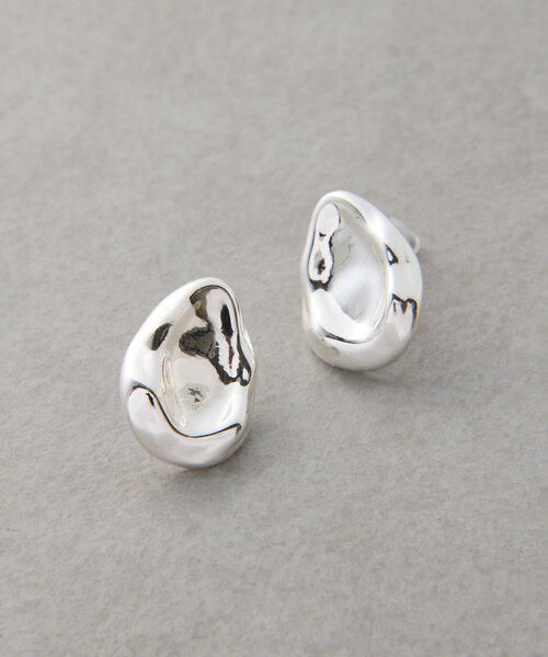 LIVETART（リヴェタート）の「バイカラープレートピアス（ピアス（両耳用）・レディース・シルバー・FREE）」の6枚目の写真