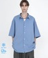 SOCCE（ソーシー）の「ルーズシルエット防シワ半袖シャツ（シャツ/ブラウス・M）」