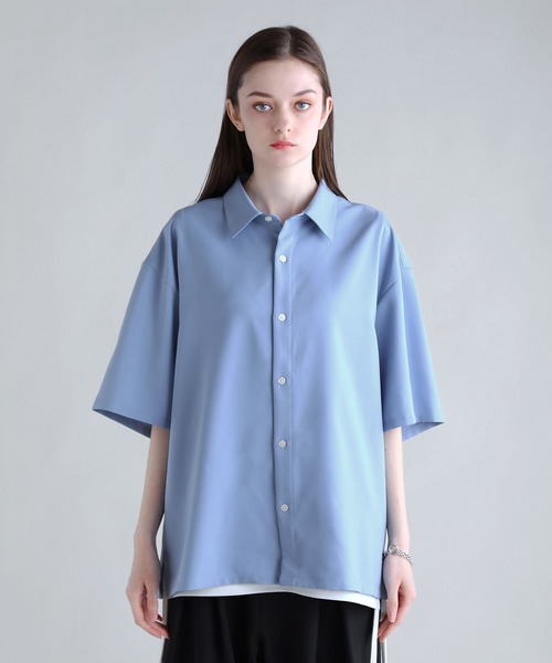 半袖カジュアルシャツ ルーズシルエット トップス Tシャツ シャツ カットソー プルオーバー 袖あり 半袖 Uネック ラウンドネック フレア ワイド かわいい 楽天市場】Tシャツ 半袖 クルーネック UVカット シンプル