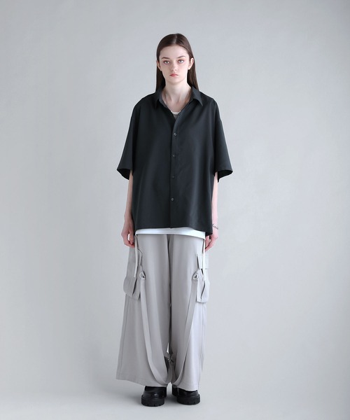 新品未使用　RASH シーガル ブラック 半袖　L/XL 新品 USA製 LOS ANGELES APPAREL 8.5oz Binding Garment Dye S/S