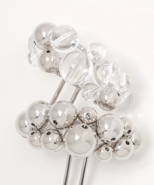 LOWRYS FARM(ローリーズファーム)の「ボールデザインヘアカフ 452009(ヘアゴム・レディース・クリア/シルバー・FREE)」の8枚目の写真