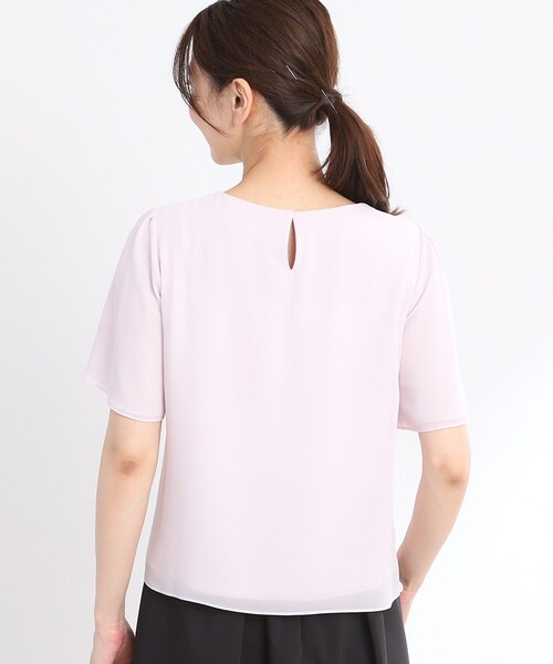 Reflect ＵＶカット　接触冷感　メッシュ重ね カットソー　9/M セール】【夏SALE／UVカット／接触冷感／マシンウォッシュ可能