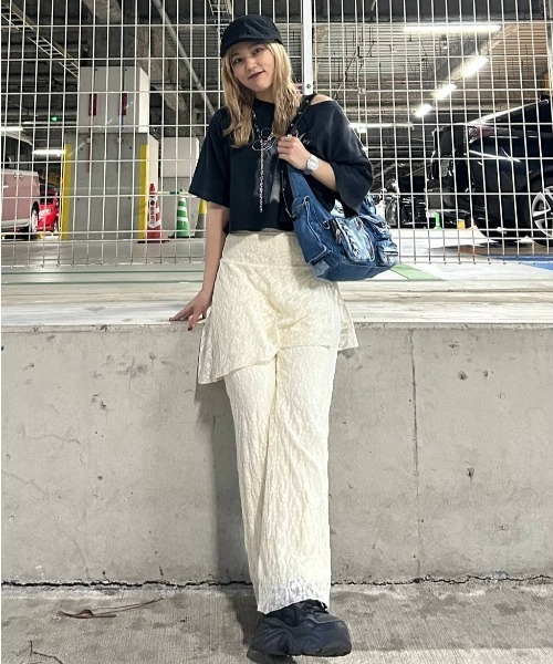 JEANASIS(ジーナシス)の「landscape ボートネックプリント TEE/492482(Tシャツ/カットソー・レディース・アイボリー/ブラック/チャコールグレー/ホワイト・MEDIUM/LARGE)」の16枚目の写真