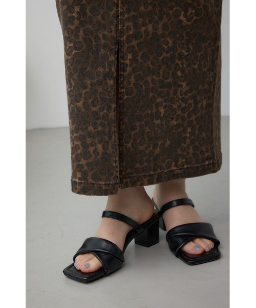 AZUL by moussy（アズールバイマウジー）の「AZUL DENIM レオパードハイウエストスカート（デニムスカート・レディース・ブラウン系その他・SMALL/MEDIUM）」の11枚目の写真