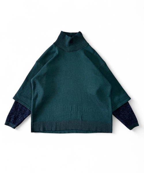 masterkey(マスターキー)の「mn3110-CANNON タートルニット(ニット/セーター・メンズ・ベージュ/グリーン/ブラック・1/2)」の3枚目の写真