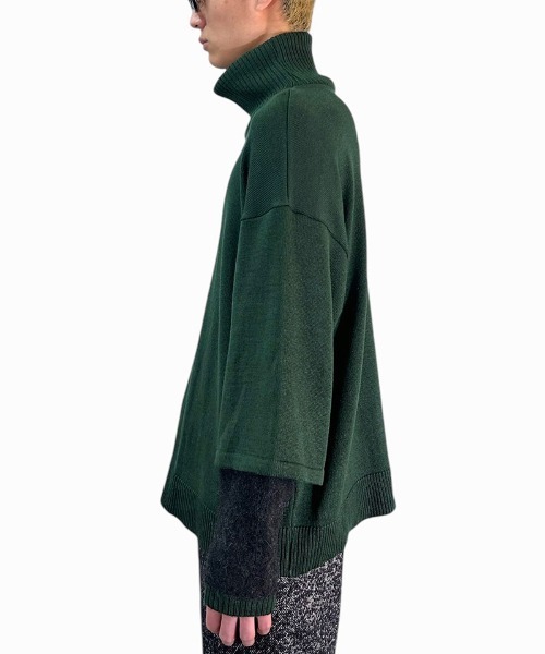 masterkey(マスターキー)の「mn3110-CANNON タートルニット(ニット/セーター・メンズ・ベージュ/グリーン/ブラック・1/2)」の15枚目の写真