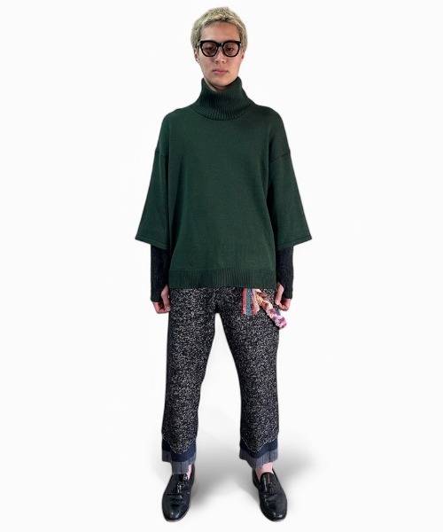 masterkey(マスターキー)の「mn3110-CANNON タートルニット(ニット/セーター・メンズ・ベージュ/グリーン/ブラック・1/2)」の17枚目の写真