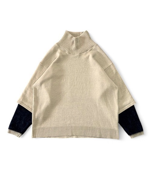 masterkey(マスターキー)の「mn3110-CANNON タートルニット(ニット/セーター・メンズ・ベージュ/グリーン/ブラック・1/2)」の18枚目の写真