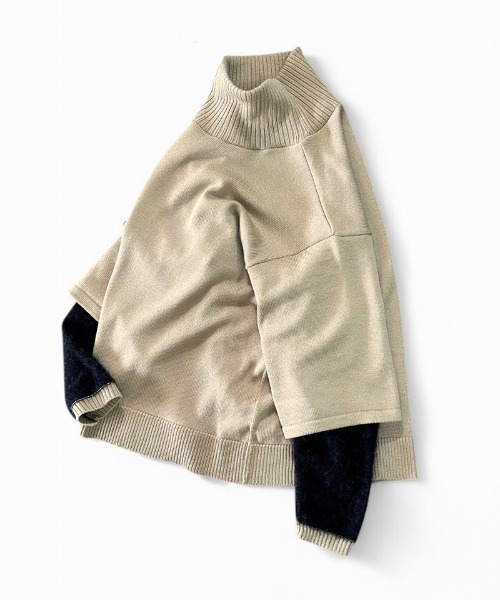 masterkey(マスターキー)の「mn3110-CANNON タートルニット(ニット/セーター・メンズ・ベージュ/グリーン/ブラック・1/2)」の19枚目の写真