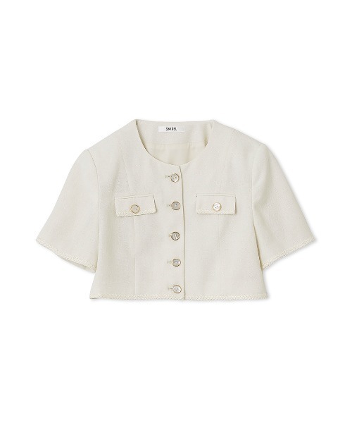 みみみSNIDEL サマーツイードジャケット SNIDEL｜サマーツイードジャケット | Rakuten Fashion(楽天