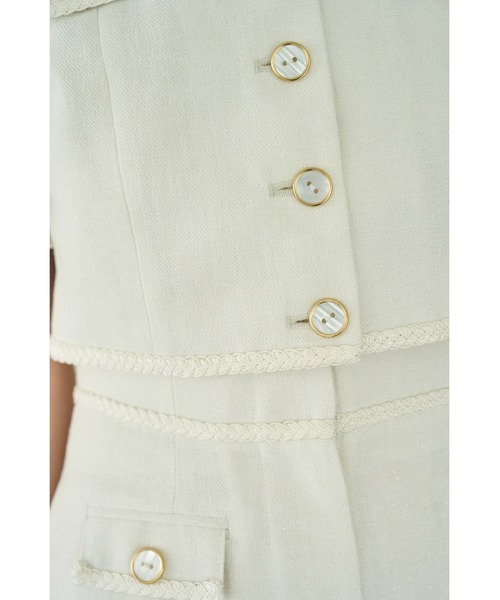 SNIDEL（スナイデル）の「サマーツイードジャケット（その他アウター・レディース・アイボリー/ラベンダー/ネイビー・0/1）」の20枚目の写真