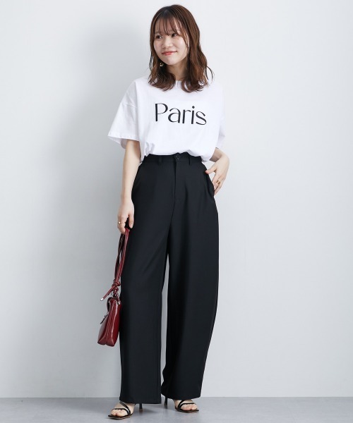 セール】[新色追加]【低身長/高身長サイズ有】カーブパンツ（Petitjo