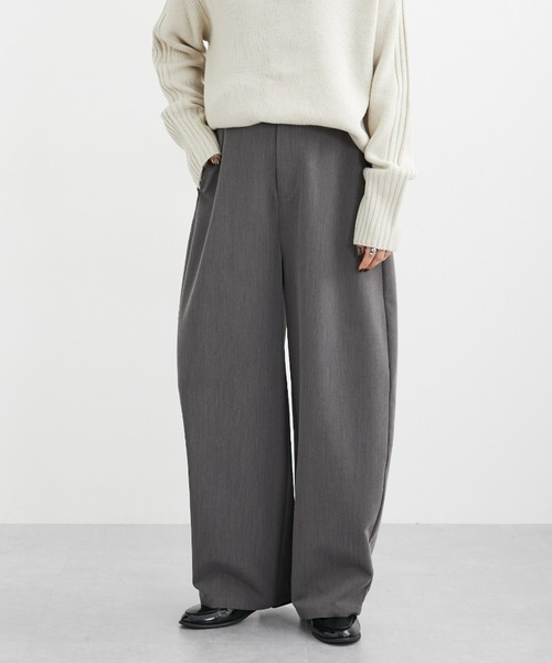 セール】[新色追加]【低身長/高身長サイズ有】カーブパンツ（Petitjo