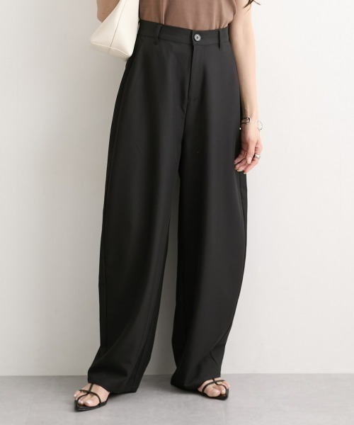 nissen（ニッセン）の「[新色追加]【低身長/高身長サイズ有】カーブパンツ（Petitjo/slattgir.)　美脚見え（その他パンツ・レディース・ブラック/グレー/ベージュ/モカ・PSS/PS/PM/S/M/L/LL/3L/TM/TL/TLL/T3L）」の8枚目の写真