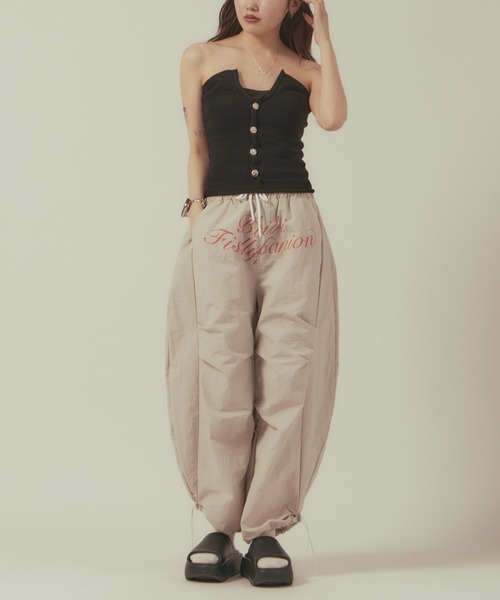 BLANK　（ブランク）の「▲Nuance Design Button Bare top/ニュアンスデザインボタンベアトップ（チューブトップ・レディース・ブラック/ホワイト・FREE）」の17枚目の写真