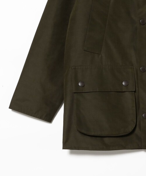 BEAMS F(ビームスエフ)の「【別注】Barbour / BEDALE CLASSIC FIT ピーチスキン ジャケット(ブルゾン・メンズ・ブラック/オリーブ・40/44/42/38/34/36)」の16枚目の写真