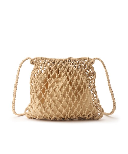 SHOO・LA・RUE（シューラルー）の「マクラメショルダーバッグ（ショルダーバッグ・レディース・ネイビー/アイボリー/キャメル・00）」の12枚目の写真