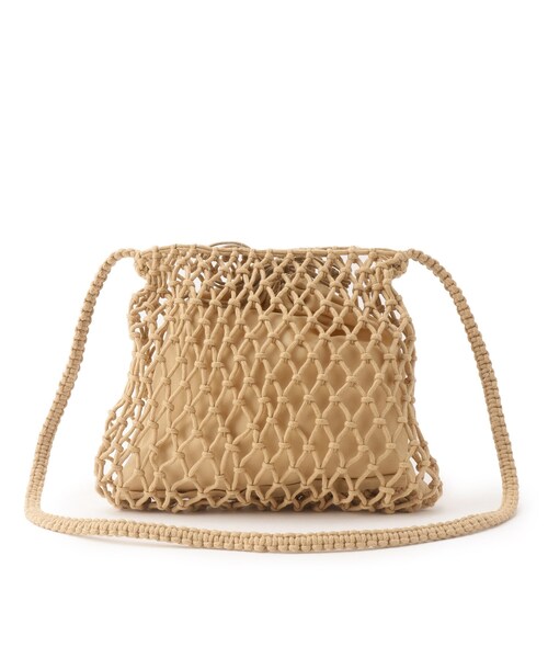 SHOO・LA・RUE（シューラルー）の「マクラメショルダーバッグ（ショルダーバッグ・レディース・ネイビー/アイボリー/キャメル・00）」の14枚目の写真