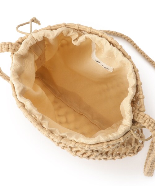 SHOO・LA・RUE（シューラルー）の「マクラメショルダーバッグ（ショルダーバッグ・レディース・ネイビー/アイボリー/キャメル・00）」の16枚目の写真