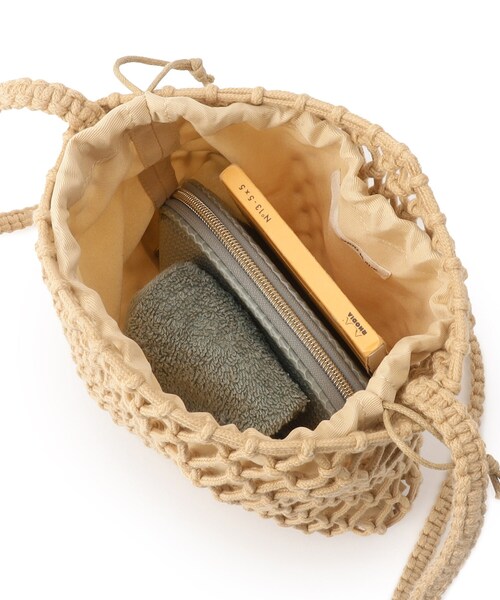 SHOO・LA・RUE（シューラルー）の「マクラメショルダーバッグ（ショルダーバッグ・レディース・ネイビー/アイボリー/キャメル・00）」の19枚目の写真