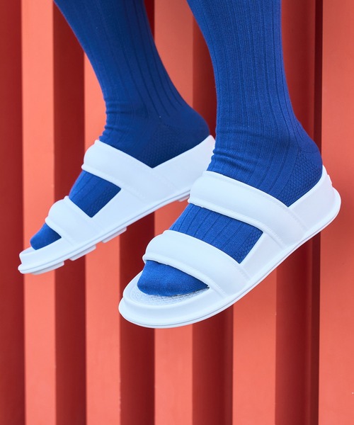 CARIGA(カリガ)の「【CARIGA】Double Strap Sandals ダブルストラップサンダル(サンダル・メンズ・ホワイト/ベージュ/ネイビー/ブラック・38/40/42/44/36)」の2枚目の写真