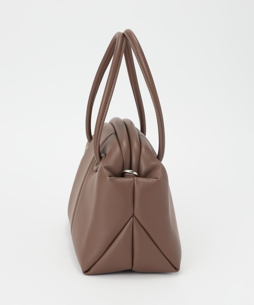 ADD CULUMN(アドカラム)の「【ADD CULUMN】PUFFBOSTON S(ショルダーバッグ・レディース・ベージュ/グリーン・フリー)」の10枚目の写真