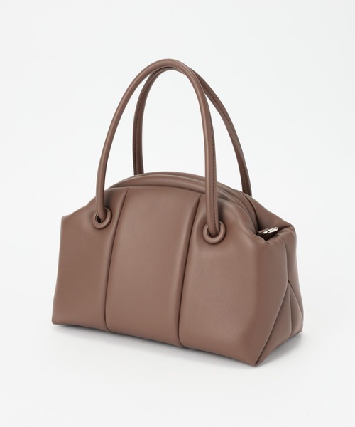 ADD CULUMN(アドカラム)の「【ADD CULUMN】PUFFBOSTON S(ショルダーバッグ・レディース・ベージュ/グリーン・フリー)」の11枚目の写真