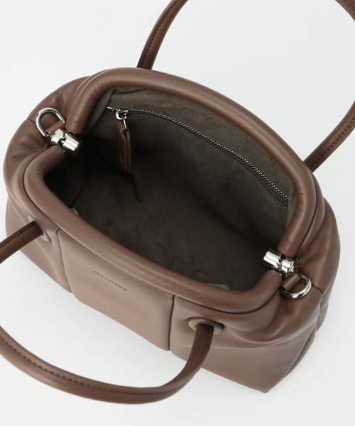 ADD CULUMN(アドカラム)の「【ADD CULUMN】PUFFBOSTON S(ショルダーバッグ・レディース・ベージュ/グリーン・フリー)」の14枚目の写真
