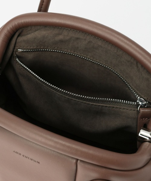 ADD CULUMN(アドカラム)の「【ADD CULUMN】PUFFBOSTON S(ショルダーバッグ・レディース・ベージュ/グリーン・フリー)」の15枚目の写真