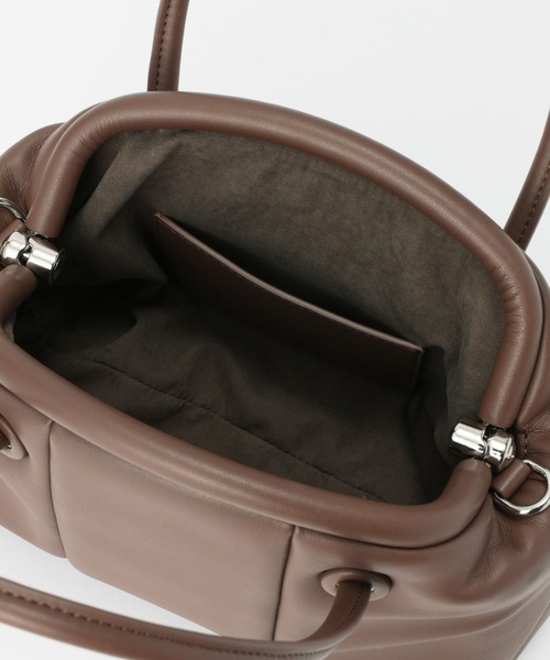 ADD CULUMN(アドカラム)の「【ADD CULUMN】PUFFBOSTON S(ショルダーバッグ・レディース・ベージュ/グリーン・フリー)」の9枚目の写真