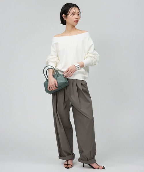 ADD CULUMN(アドカラム)の「【ADD CULUMN】PUFFBOSTON S(ショルダーバッグ・レディース・ベージュ/グリーン・フリー)」の17枚目の写真