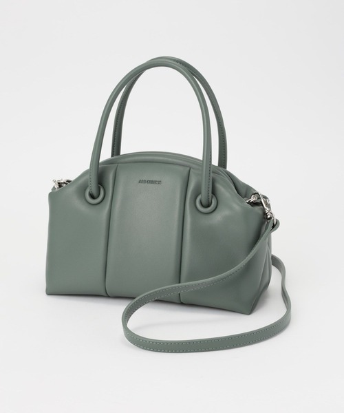 ADD CULUMN(アドカラム)の「【ADD CULUMN】PUFFBOSTON S(ショルダーバッグ・レディース・ベージュ/グリーン・フリー)」の19枚目の写真