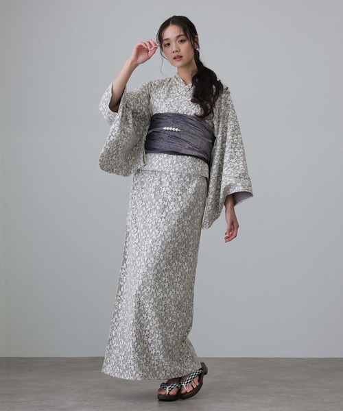 セパレート 二部式 】一人で着られる 大人浴衣3点セット オリジナル