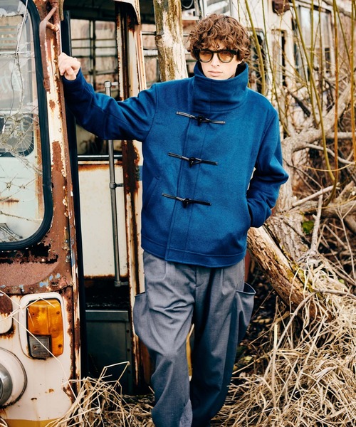 glamb（グラム）の「High Neck Toggle Coat / ハイネックトグルコート（その他アウター・メンズ・ブラック/グレー/ブルー・S/M/L）」の18枚目の写真