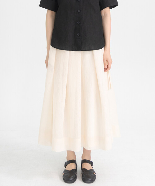 eunoia(ユノイア) Eunoia プリーツ スカート eunoia/ユノイア】lowell