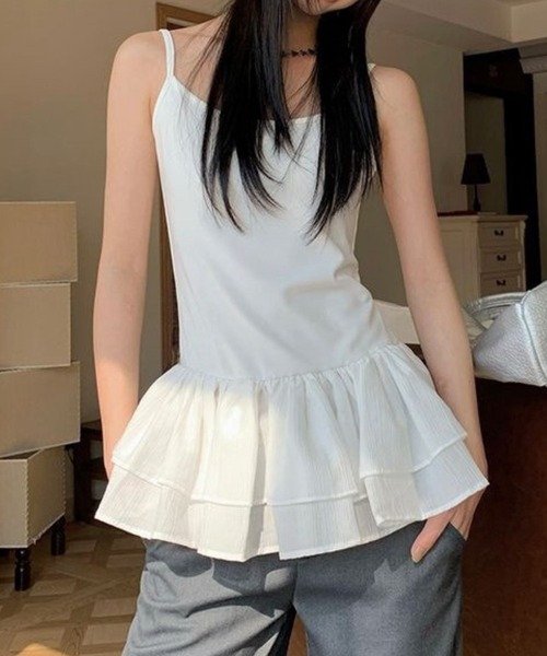 フリル付きミントグリーンキャミソール 楽天市場】【SALE！20%OFF】クリンクル クリンクル クリンクル
