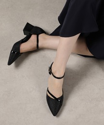 Kana | シャイニー グリッター チャンキーヒール フォーマル パンプス 結婚式 お呼ばれ オケージョン(パンプス)