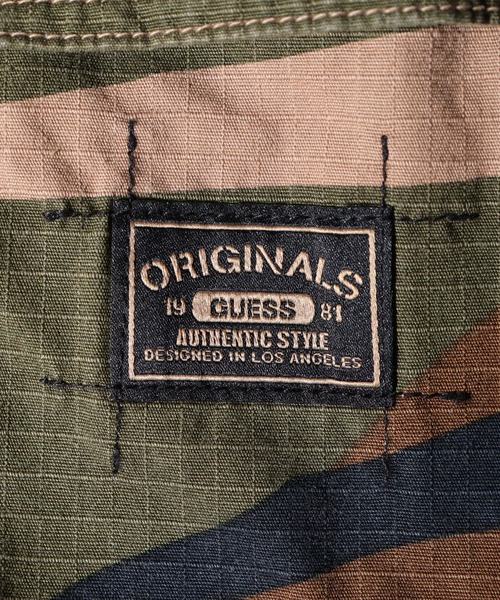 Guess(ゲス)の「GUESS GO RIPSTOP OVERSHIRT オーバーサイズシャツ(シャツ/ブラウス・メンズ・カモフラージュ・M/XL/L)」の18枚目の写真