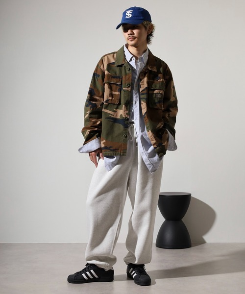 Guess(ゲス)の「GUESS GO RIPSTOP OVERSHIRT オーバーサイズシャツ(シャツ/ブラウス・メンズ・カモフラージュ・M/XL/L)」の9枚目の写真