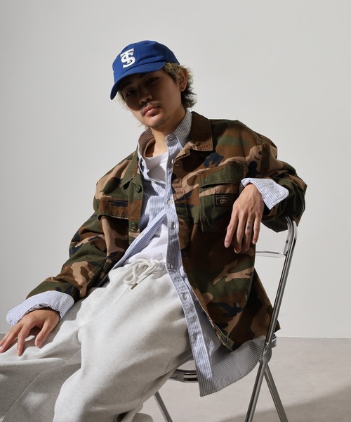Guess(ゲス)の「GUESS GO RIPSTOP OVERSHIRT オーバーサイズシャツ(シャツ/ブラウス・メンズ・カモフラージュ・M/XL/L)」の2枚目の写真