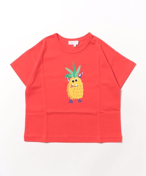 HAKKA KIDS(ハッカキッズ)の「カラーパレットプリント接触冷感Tシャツ(Tシャツ/カットソー・キッズ・ブラック/ブルー/ホワイト/レッド/ピンク/イエロー・S/M)」の6枚目の写真