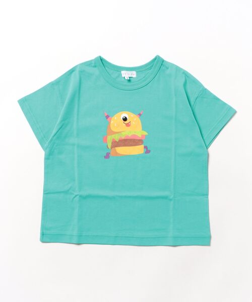 HAKKA KIDS(ハッカキッズ)の「カラーパレットプリント接触冷感Tシャツ(Tシャツ/カットソー・キッズ・ブラック/ブルー/ホワイト/レッド/ピンク/イエロー・S/M)」の3枚目の写真