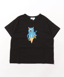 カラーパレットプリント接触冷感Tシャツ