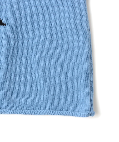 atmos pink（アトモスピンク）の「atmos pink I Love Pink Knit Top / アトモス ピンク アイ ラブ ピンク ニット トップ（ニット/セーター・レディース・ブラック/ブルー/ホワイト・FREE）」の8枚目の写真