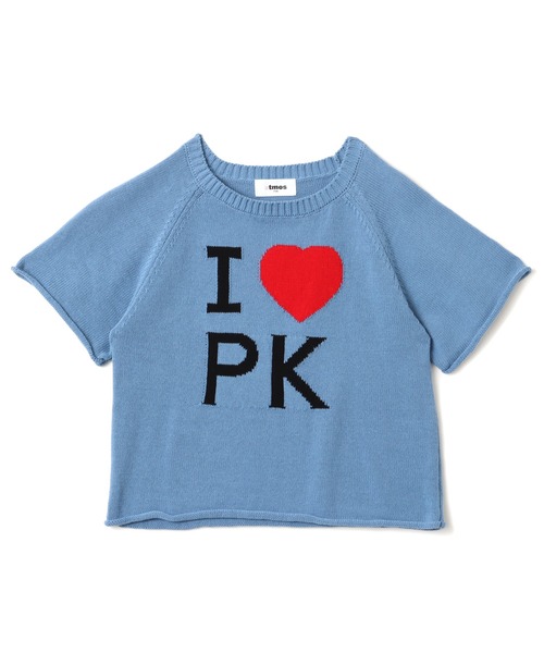 atmos pink（アトモスピンク）の「atmos pink I Love Pink Knit Top / アトモス ピンク アイ ラブ ピンク ニット トップ（ニット/セーター・レディース・ブラック/ブルー/ホワイト・FREE）」の4枚目の写真