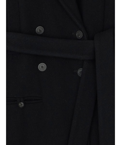 Ameri(アメリ)の「WIDE SHOULDER WOOL CHESTER COAT(チェスターコート・レディース・ブラック/グレー・SMALL/MEDIUM)」の12枚目の写真