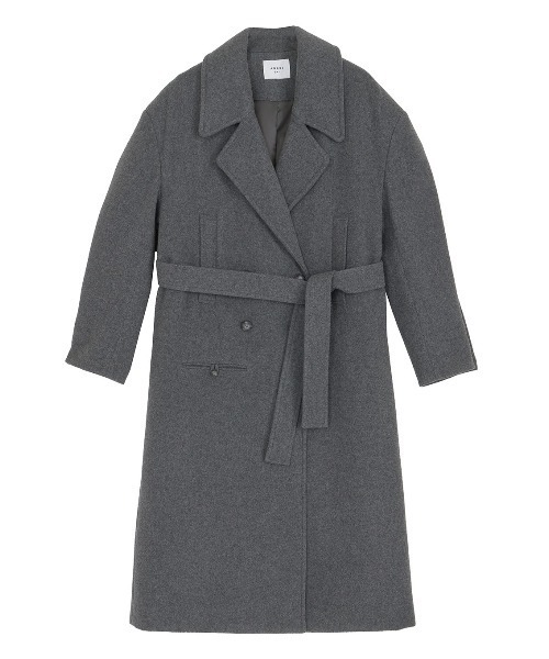 セール】WIDE SHOULDER WOOL CHESTER COAT（チェスターコート）｜Ameri
