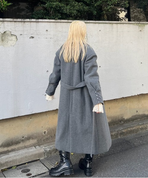 Ameri VINTAGE チェスターロングコート【必ず説明お読みください