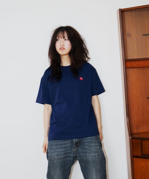 GROUNDWORK(グラウンドワーク)の「【UNISEX】GROUNDWORK/CLOUD MAN TEE(Tシャツ/カットソー・レディース・ネイビー/ホワイト/ライトブラウン/ブルー/ブラック/カーキ・MEDIUM/LARGE/SMALL)」の7枚目の写真