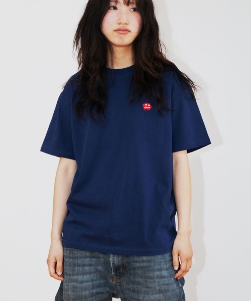 GROUNDWORK(グラウンドワーク)の「【UNISEX】GROUNDWORK/CLOUD MAN TEE(Tシャツ/カットソー・レディース・ネイビー/ホワイト/ライトブラウン/ブルー/ブラック/カーキ・MEDIUM/LARGE/SMALL)」の8枚目の写真